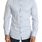 Dolce & Gabbana Elegant Light Blue Slim Fit Dress Shirt