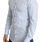 Dolce & Gabbana Elegant Light Blue Slim Fit Dress Shirt