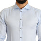 Dolce & Gabbana Elegant Light Blue Slim Fit Dress Shirt