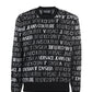 Versace Jeans Elegant Monochrome Logo Sweater