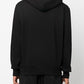 Versace Jeans Chic Black Hooded Sweatshirt