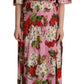 Dolce & Gabbana Enchanting Floral Silk Maxi Dress