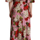 Dolce & Gabbana Enchanting Floral Silk Maxi Dress