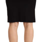 GF Ferre Chic High-Waisted Pencil Skirt in Black