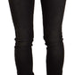 GF Ferre Chic Slim-Fit Black Washed Jeans