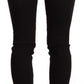 GF Ferre Chic Slim-Fit Black Washed Jeans