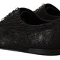 Dolce & Gabbana Elegant Exotic Leather Oxford Shoes