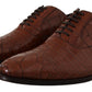 Dolce & Gabbana Elegant Exotic Crocodile Leather Formal Shoes