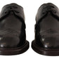 Dolce & Gabbana Elegant Black Derby Dress Shoes