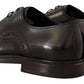 Dolce & Gabbana Elegant Black Derby Dress Shoes