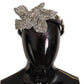 Dolce & Gabbana Elegant Crystal Diadem Headband - Chic Black