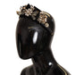 Dolce & Gabbana Elegant Crystal Embellished Silk Diadem