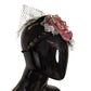 Dolce & Gabbana Elegant Floral Sequined Diadem Fascinator