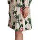 Dolce & Gabbana Elegant Silk Floral A-Line Dress