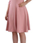 Dolce & Gabbana Elegant Pink A-Line Knee Length Dress