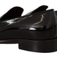 Dolce & Gabbana Elegant Black Patent Leather Loafers