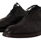 Dolce & Gabbana Elegant Black Leather Derby Formal Shoes