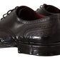 Dolce & Gabbana Elegant Calfskin Derby Oxford Wingtips