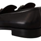 Salvatore Ferragamo Suave Black Leather Gancio Bit Loafers