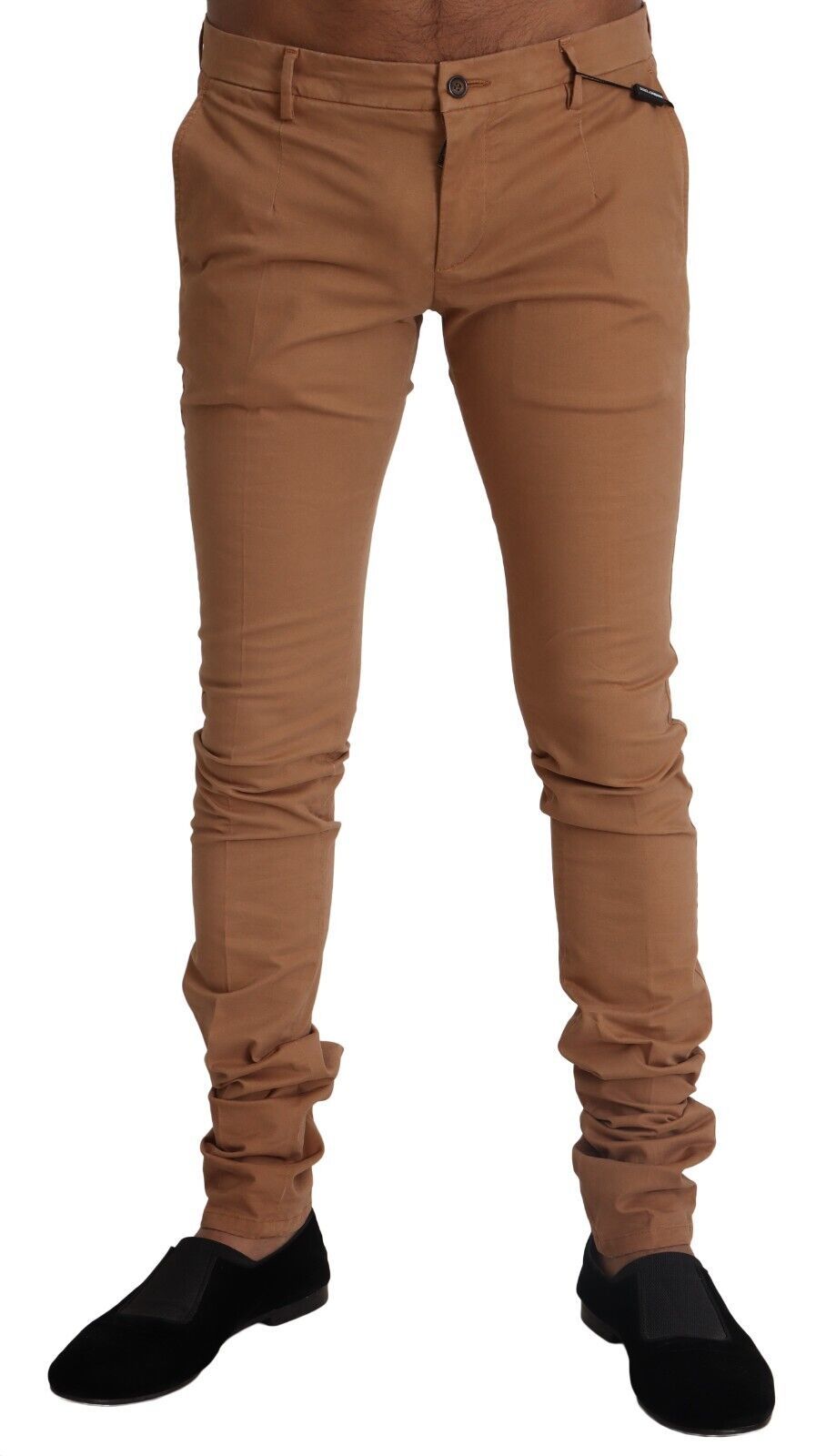 Dolce & Gabbana Chic Beige Slim Fit Skinny Pants