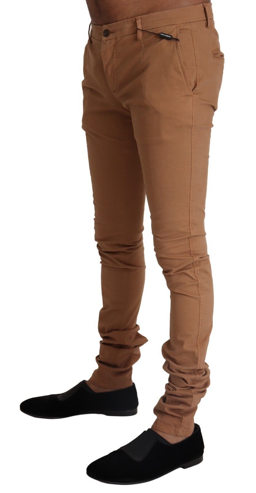 Dolce & Gabbana Chic Beige Slim Fit Skinny Pants