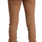 Dolce & Gabbana Chic Beige Slim Fit Skinny Pants