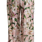 Dolce & Gabbana Elegant Wide Leg Floral Pants