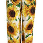 Dolce & Gabbana Elegant Sunflower Wide Leg Pants