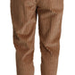 Dolce & Gabbana Elegant High-Waisted Tapered Corduroy Pants