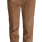 Dolce & Gabbana Elegant High-Waisted Tapered Corduroy Pants