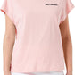 Love Moschino Chic Pink Logo Tee with Back Heart Details