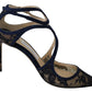 Jimmy Choo Navy Lancer Leather Pumps Elegance Unleashed