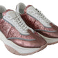 Jimmy Choo Candyfloss Glitter Sneaker Euphoria