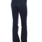 Love Moschino Elegant Dark Blue Bell-Bottom Jeans