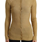 Dolce & Gabbana Glamorous Gold Snap-Button Cardigan