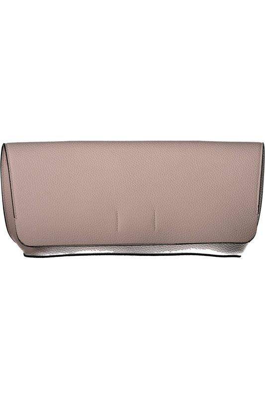 Calvin Klein Chic Pink Clutch with Automatic Closure