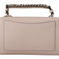 Karl Lagerfeld Mauve Elegance Leather Shoulder Bag