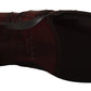 Dolce & Gabbana Exotic Croc Leather Bordeaux Loafers