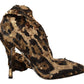 Dolce & Gabbana Elegant Leopard Sequin Knee-High Boots