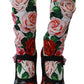 Dolce & Gabbana Floral Embellished Socks Boots