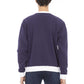 Baldinini Trend Purple Cotton Men Sweater