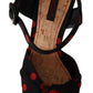 Dolce & Gabbana Multicolor Platform Wedges Sandals Charmeuse Shoes
