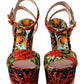 Dolce & Gabbana Elevate Your Step in Multicolor Brocade Heels