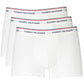 Tommy Hilfiger White Cotton Men Boxer