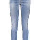 Just Cavalli Chic Light Blue Embroidered Denim