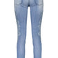 Just Cavalli Chic Light Blue Embroidered Denim