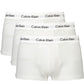 Calvin Klein White Cotton Men Trunk