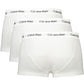 Calvin Klein White Cotton Men Trunk