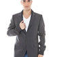 Calvin Klein Elegant Gray Wool Long Sleeve Jacket