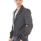 Calvin Klein Elegant Gray Wool Long Sleeve Jacket